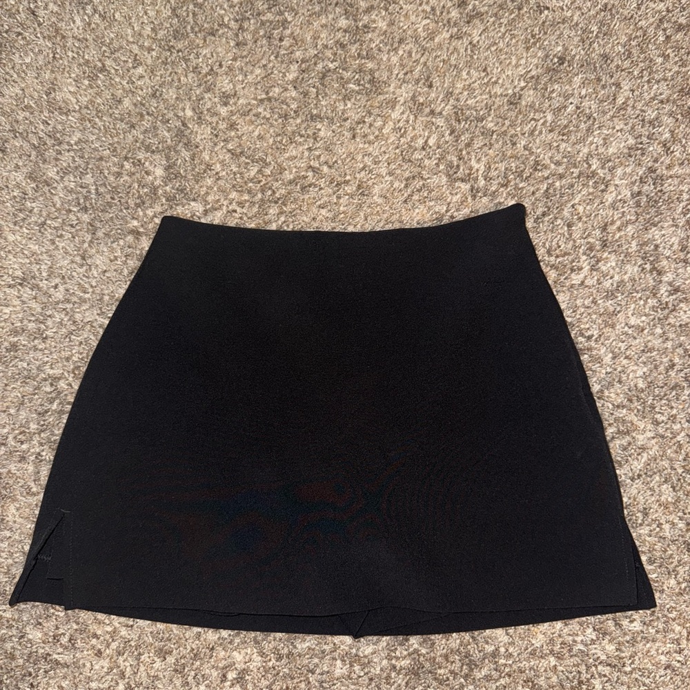 Express Black Mini Skort